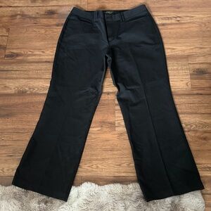Eddie Bauer Black Wrinkle-Resistant Pants Womens 14 Petite